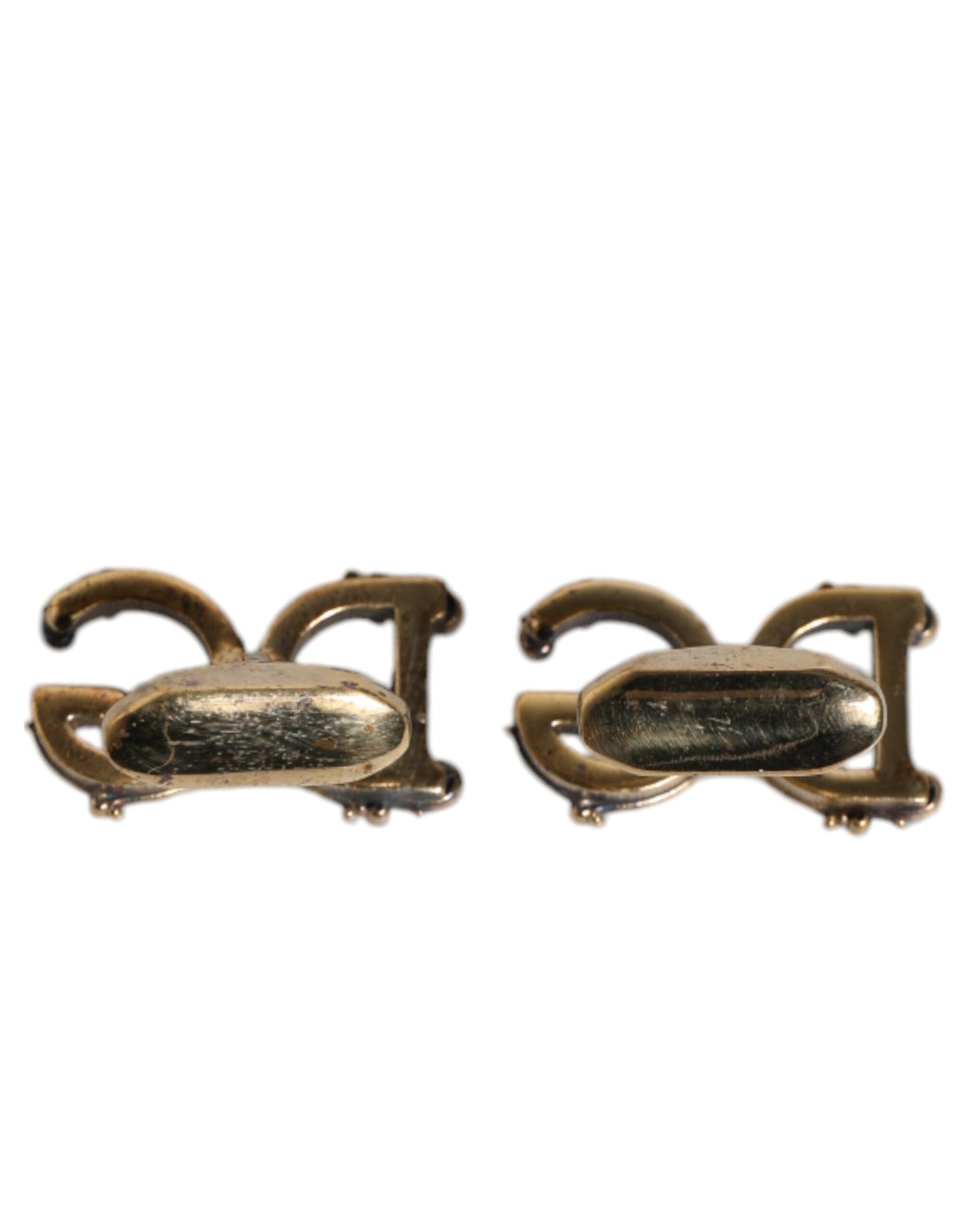 Dolce &amp; Gabbana Manschettenknopf aus 925er Sterlingsilber mit DG-Logo