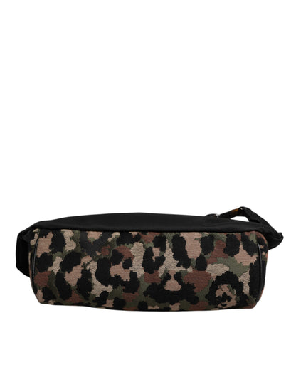 Dolce &amp; Gabbana – Bauchtasche mit mehrfarbigem Leopardenmuster und DG-Logo