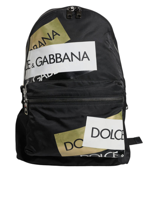 Dolce &amp; Gabbana – Schul- und Reiserucksack aus Polyamid mit schwarzem Logoband