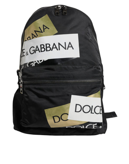 Dolce &amp; Gabbana – Schul- und Reiserucksack aus Polyamid mit schwarzem Logoband
