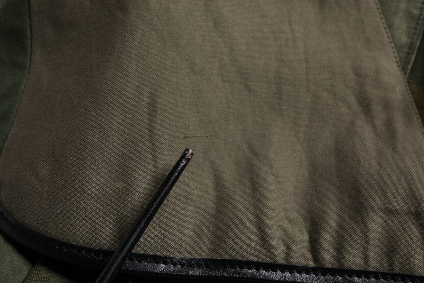 Dolce &amp; Gabbana Militärgrüner Patchwork-Reiserucksack