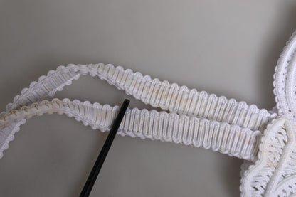 Dolce &amp; Gabbana – Weiße Einkaufstasche „Beatrice“ aus Cordonetto-Spitze