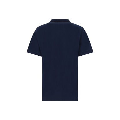 Dolce &amp; Gabbana Poloshirt aus blauer Baumwolle