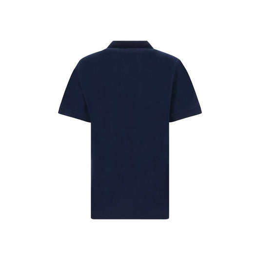 Dolce &amp; Gabbana Poloshirt aus blauer Baumwolle
