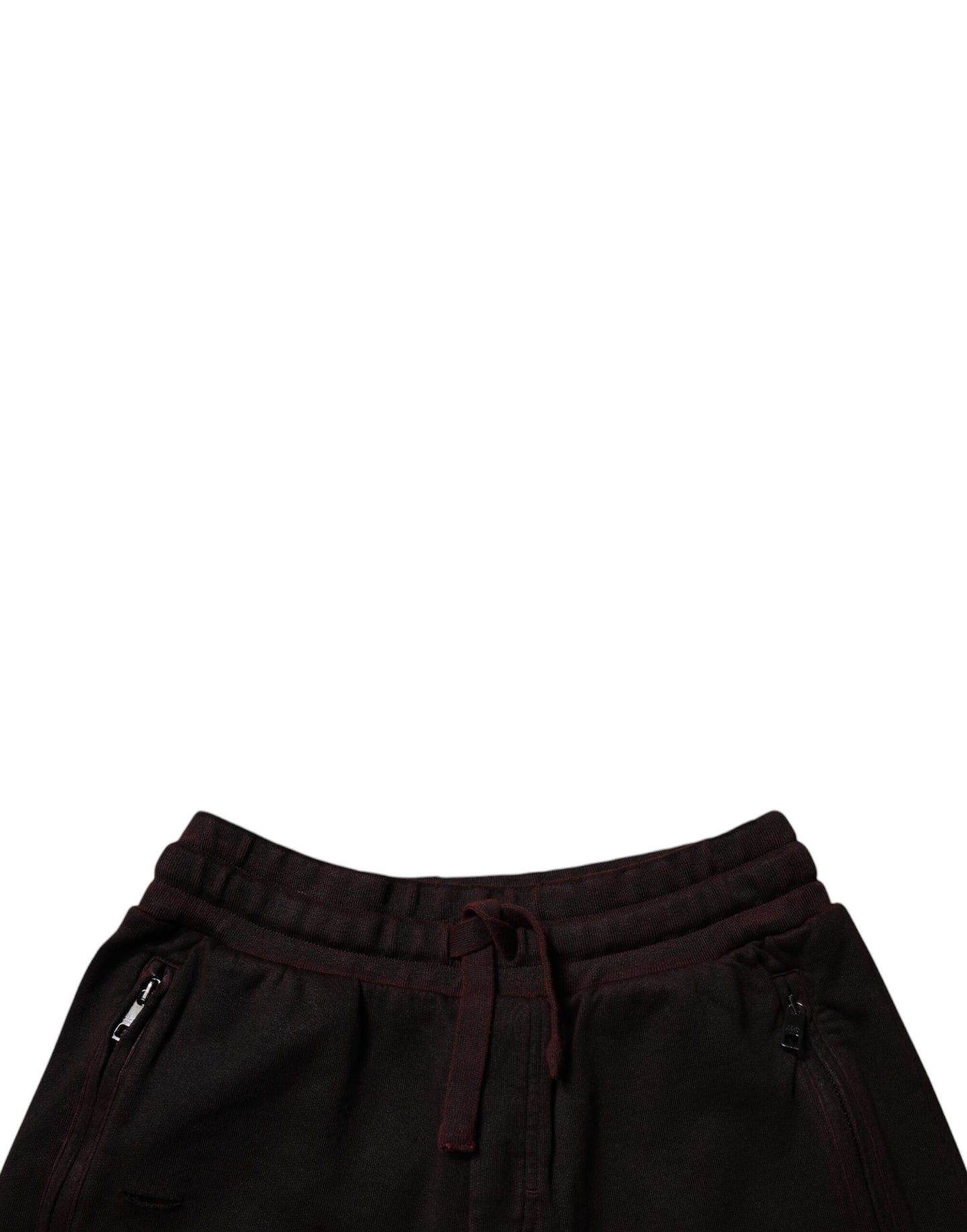 Dolce &amp; Gabbana Kastanienbraune Baumwoll-Sweatshorts Herren Bermudashorts