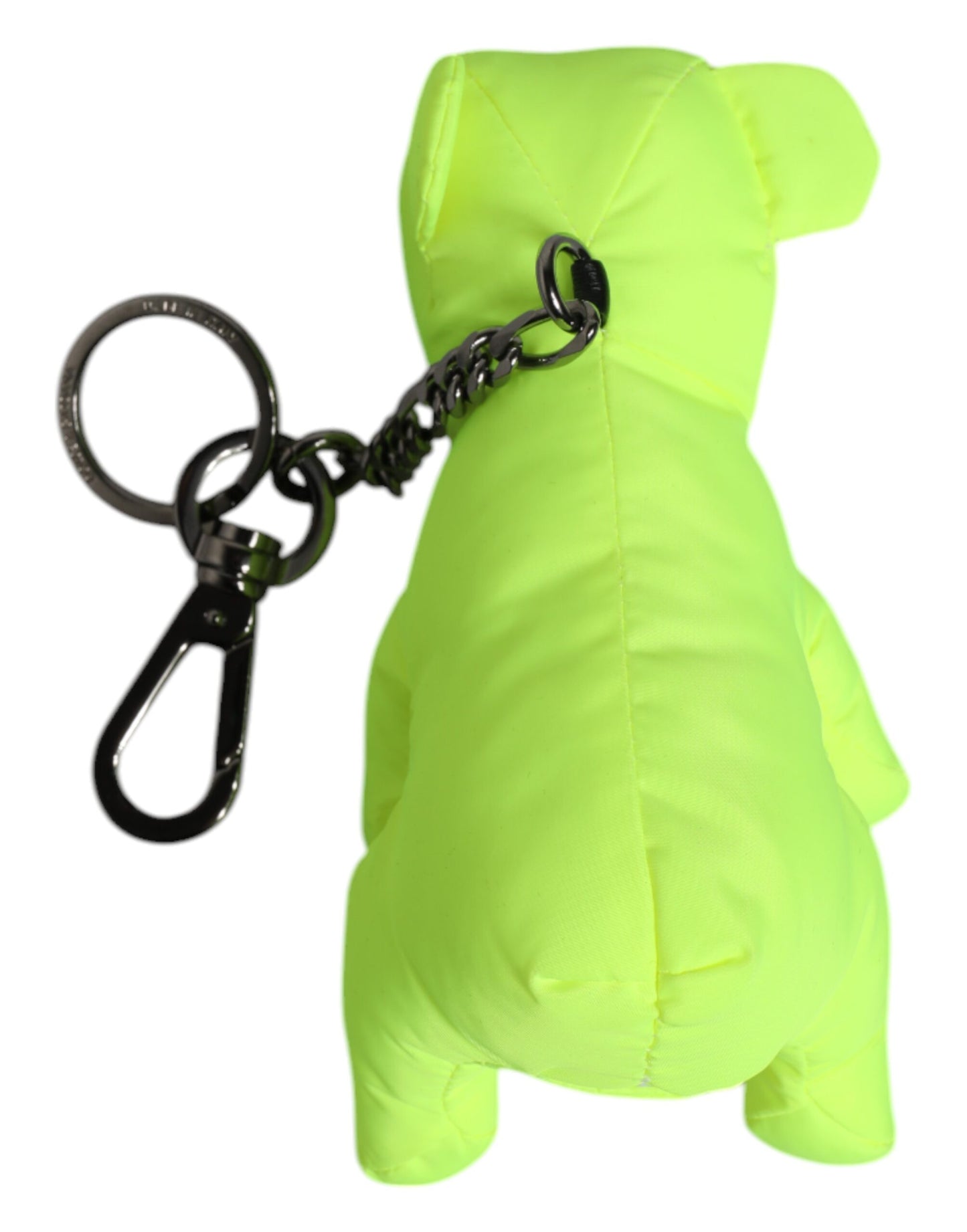 Dolce &amp; Gabbana Schlüsselanhänger mit grünem Bären-Logo-Stickerei