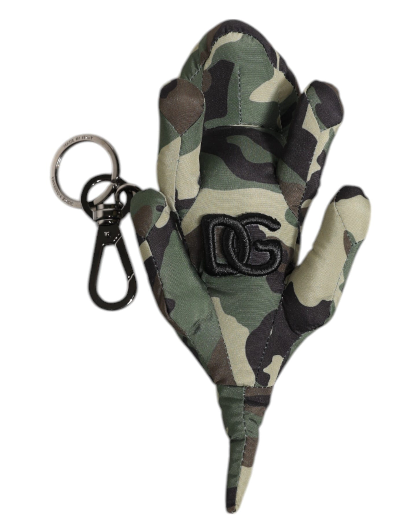 Dolce &amp; Gabbana Schlüsselanhänger mit Tiersilhouette, mehrfarbig, Camouflage