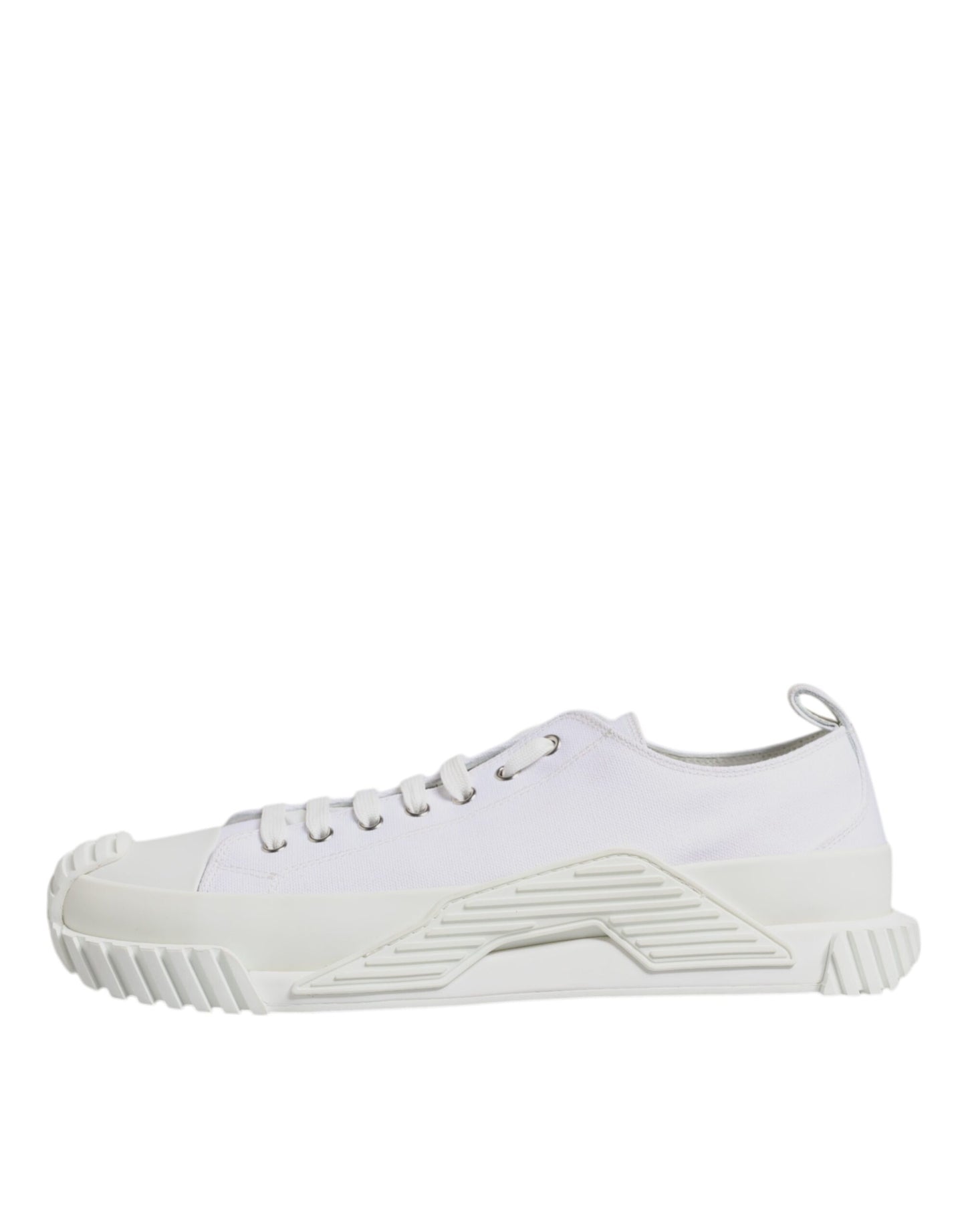 Dolce &amp; Gabbana – Weiße Leder-Sneakers „NS1“ in Niedrig