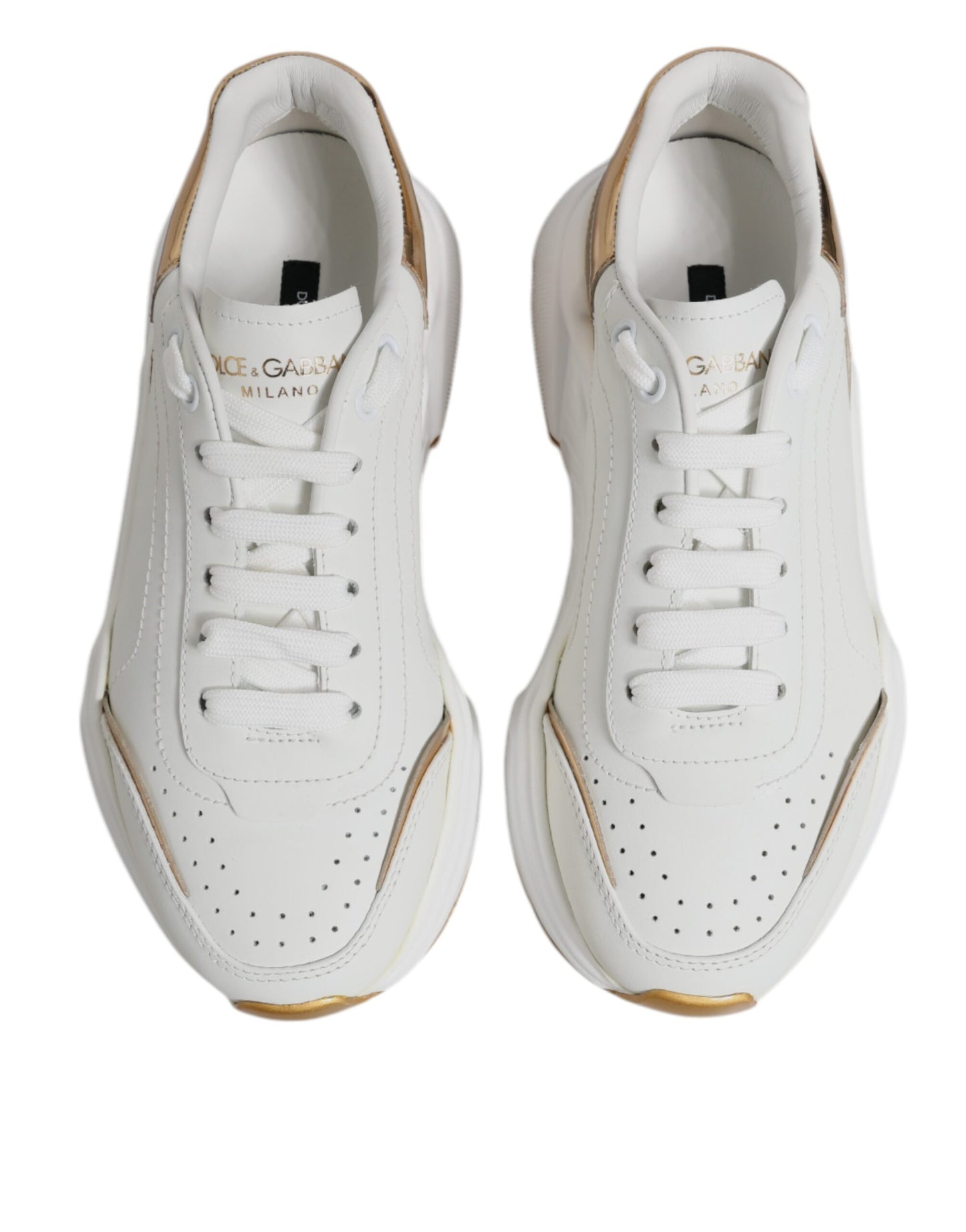 Dolce &amp; Gabbana Daymaster Low Top Sneakers in Weißgold
