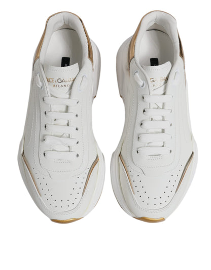 Dolce &amp; Gabbana Daymaster Low Top Sneakers in Weißgold