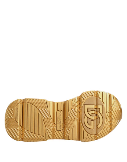 Dolce &amp; Gabbana Daymaster Low Top Sneakers in Weißgold