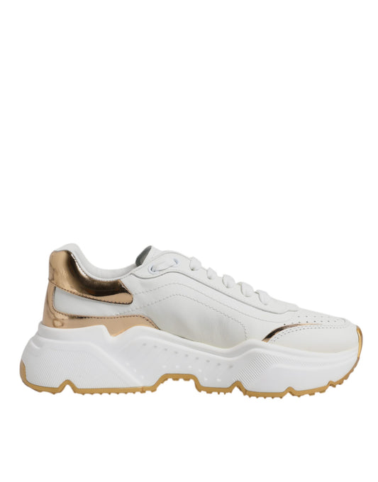 Dolce &amp; Gabbana Daymaster Low Top Sneakers in Weißgold