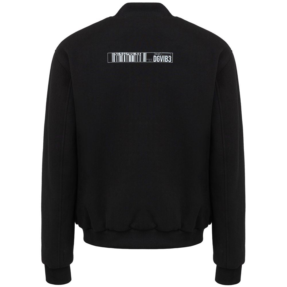 Dolce &amp; Gabbana Schwarze Bomberjacke aus Viskose