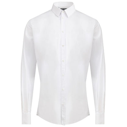 Dolce & Gabbana White Cotton Dress Shirt