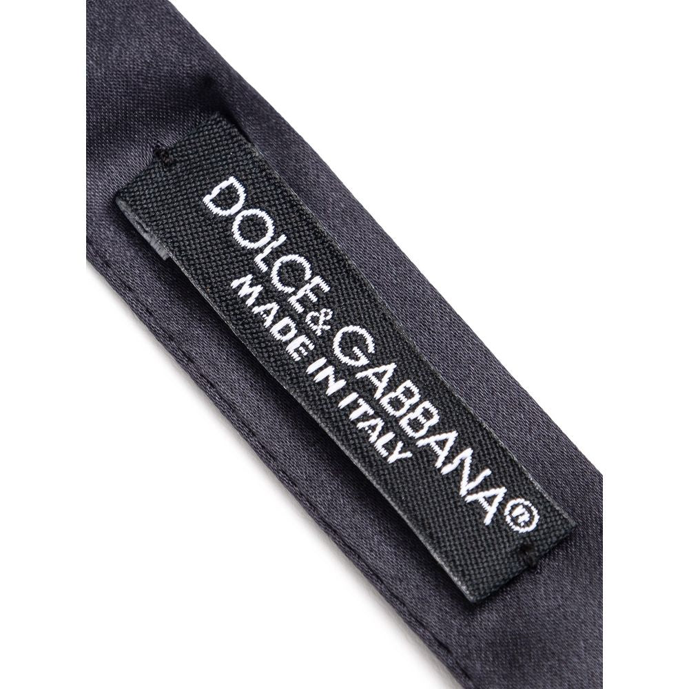 Dolce &amp; Gabbana Graue Seidenfliege