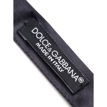 Dolce &amp; Gabbana Graue Seidenfliege