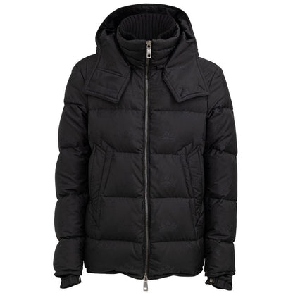 Dolce &amp; Gabbana Schwarze, durchgehende Jacke aus Baumwolle