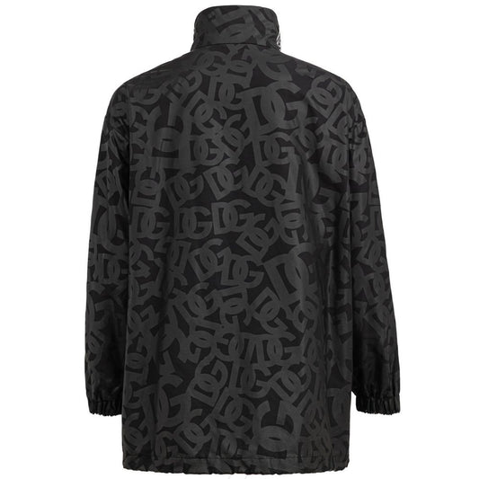 Dolce &amp; Gabbana Jacke aus schwarzem Polyester