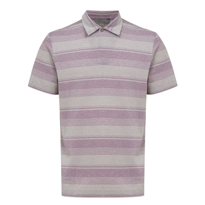 Poloshirt Canali aus grauer Baumwolle