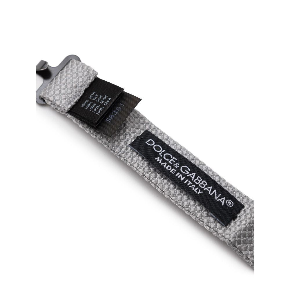 Dolce &amp; Gabbana Graue Seidenfliege
