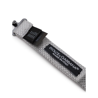 Dolce &amp; Gabbana Graue Seidenfliege