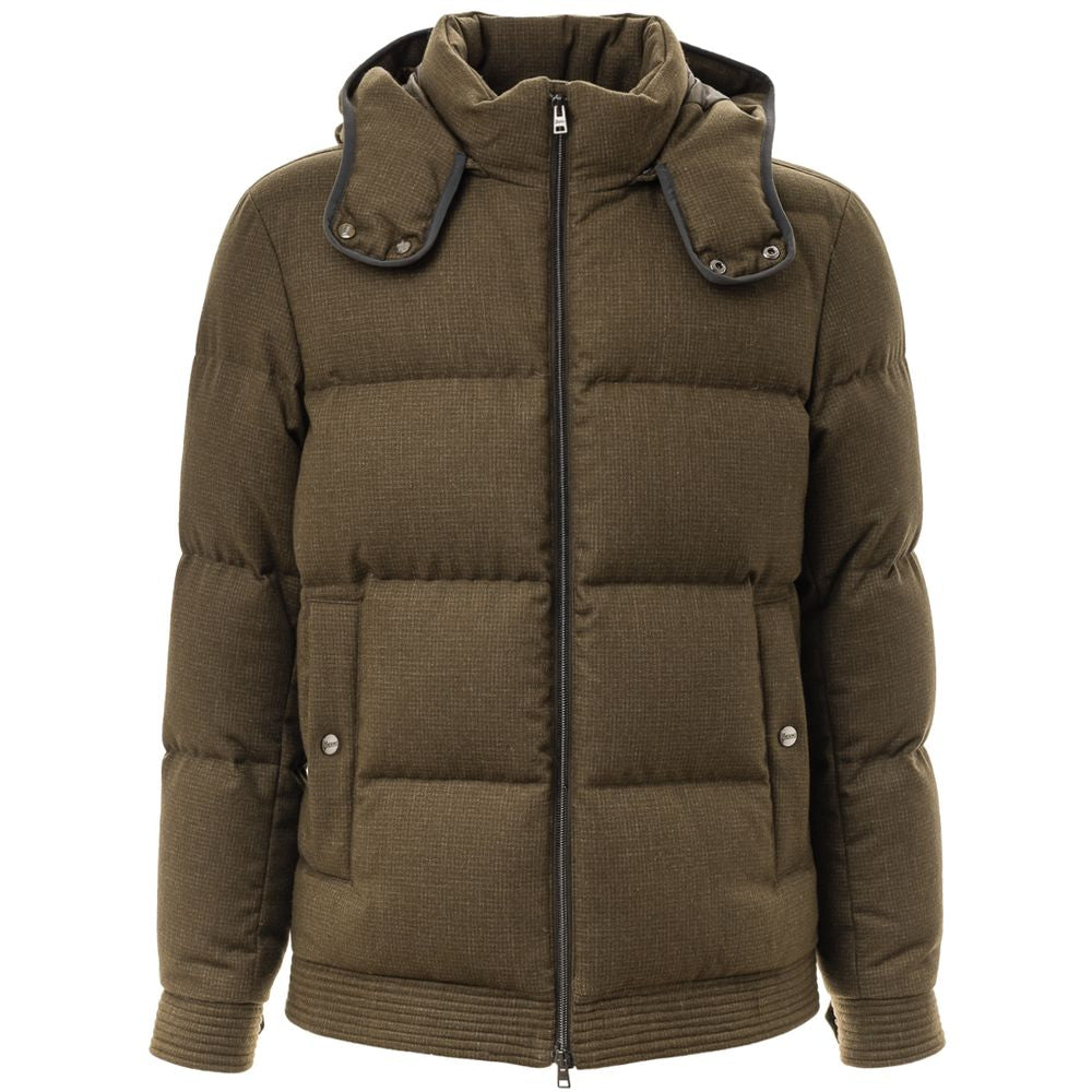 Herno Grüne Woll-Bomberjacke