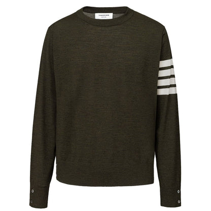 Grünes Woll-Sweatshirt von Thom Browne