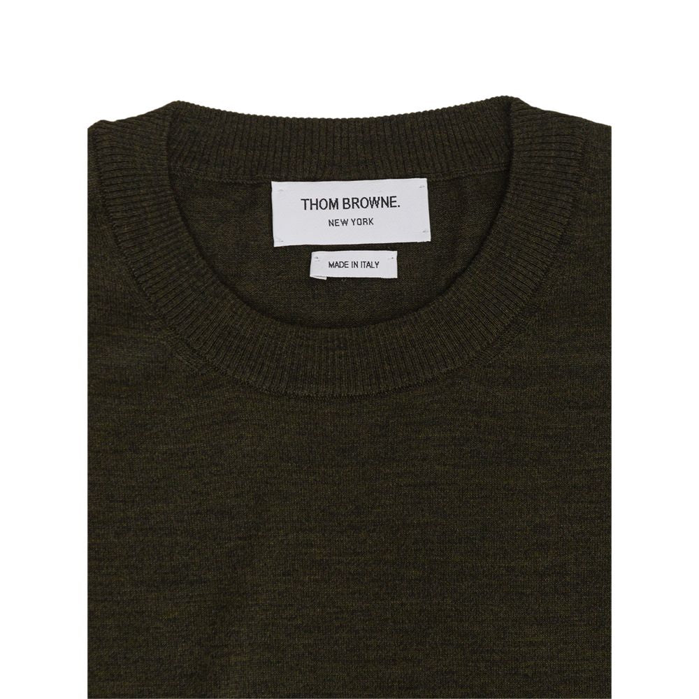 Grünes Woll-Sweatshirt von Thom Browne