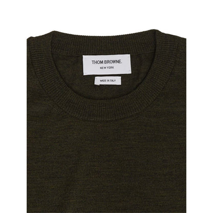 Grünes Woll-Sweatshirt von Thom Browne