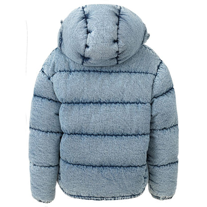 Miu Miu Blue Polyester Coat
