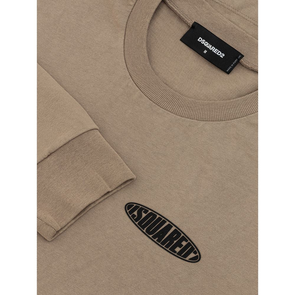 Dsquared² Beiges Baumwoll-T-Shirt