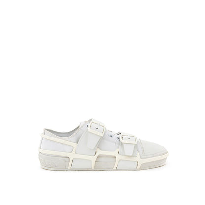 Burberry Weiße Baumwoll-Sneaker im sportlichen Stil