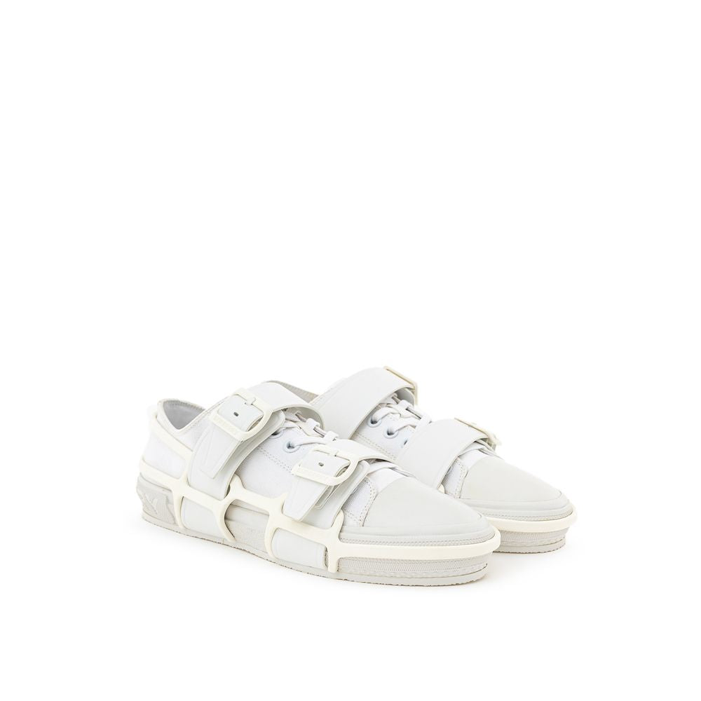 Burberry Weiße Baumwoll-Sneaker im sportlichen Stil