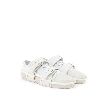 Burberry Weiße Baumwoll-Sneaker im sportlichen Stil