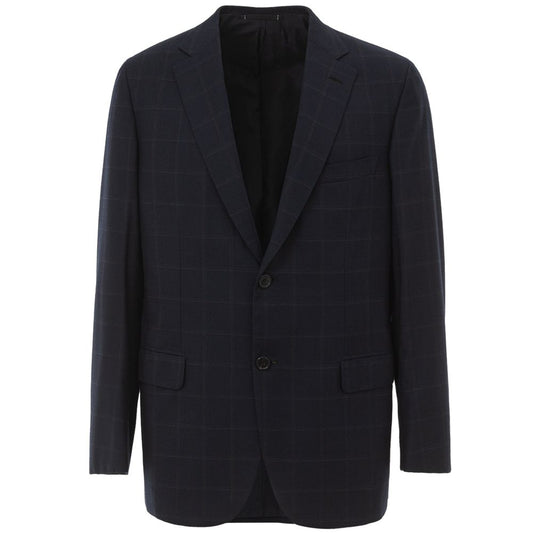 Blauer Wollblazer von Brioni