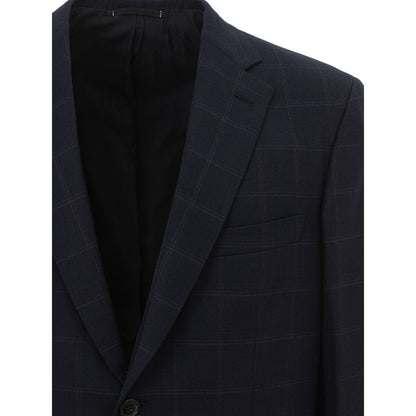 Blauer Wollblazer von Brioni