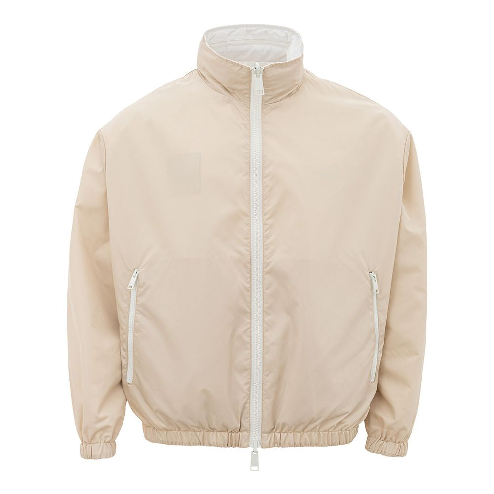 Armani Exchange – Beige Polyamidjacke für den modernen Mann