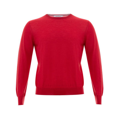 Gran Sasso Eleganter roter Wollpullover für Herren