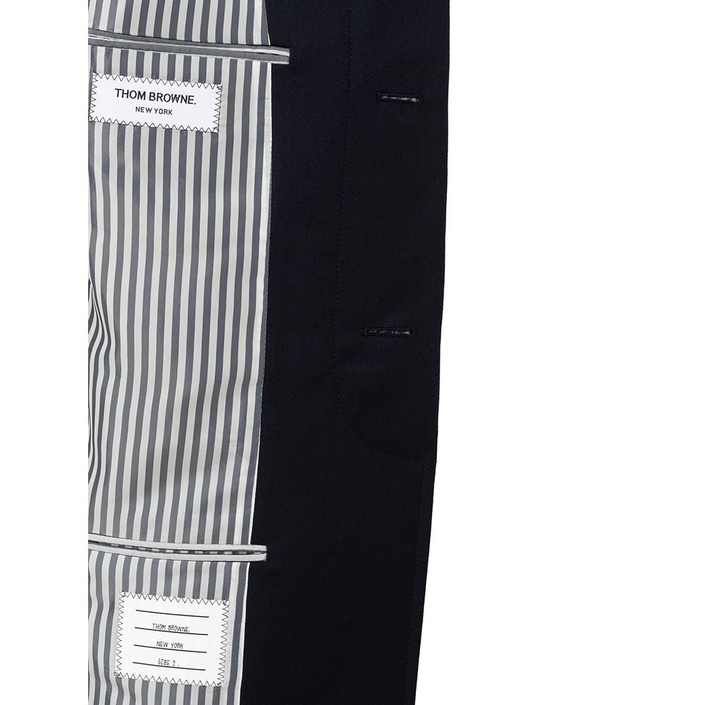 Thom Browne – Elegante Wolljacke in charakteristischem Blau