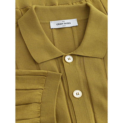 Gran Sasso Elegantes grünes Baumwoll-T-Shirt für Herren