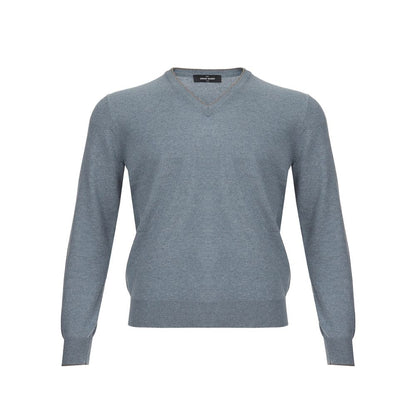 Gran Sasso Eleganter Kaschmirpullover in schickem Grau