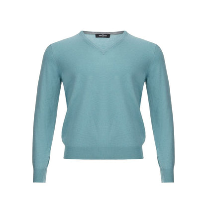 Gran Sasso Türkis Kaschmirpullover Elegance