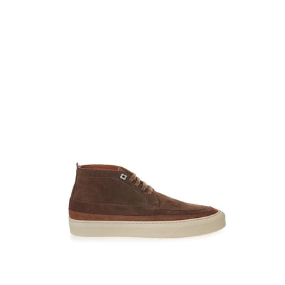 Lardini Elegante Wildleder-Sneaker in sattem Braun