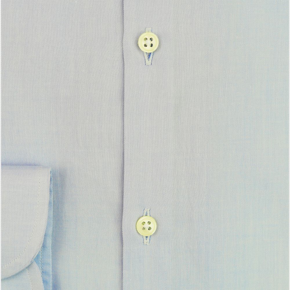 Bagutta Hellblaues Herrenhemd aus Baumwolle
