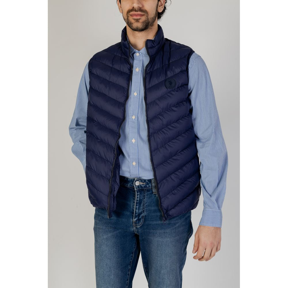 U.S. POLO ASSN. Blue Polyamide Sleveless Jacket