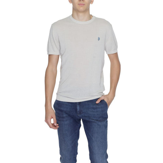 US POLO ASSN. Grauer Baumwollpullover