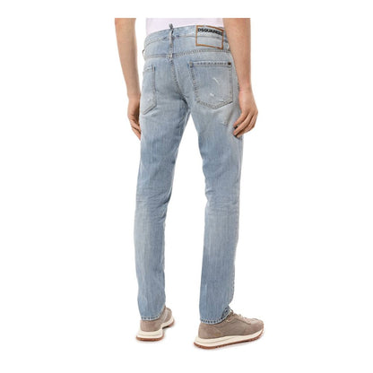 Dsquared² Blaue Baumwolljeans für Herren