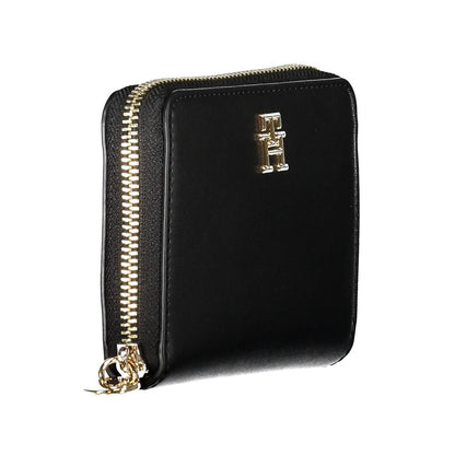 Tommy Hilfiger – Schwarze Polyethylen-Geldbörse für Damen