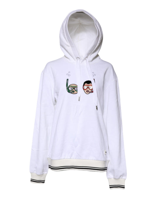 Dolce &amp; Gabbana Weißer #DGFamily Kapuzenpullover
