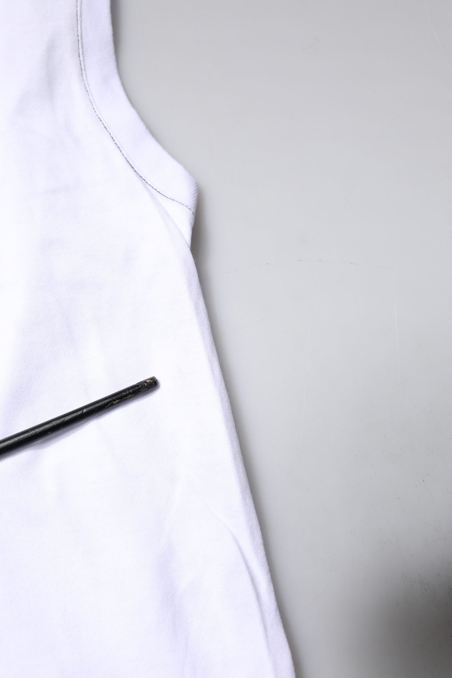 Dolce &amp; Gabbana – Ärmelloses Tank-T-Shirt aus weißer Baumwolle mit Aufdruck